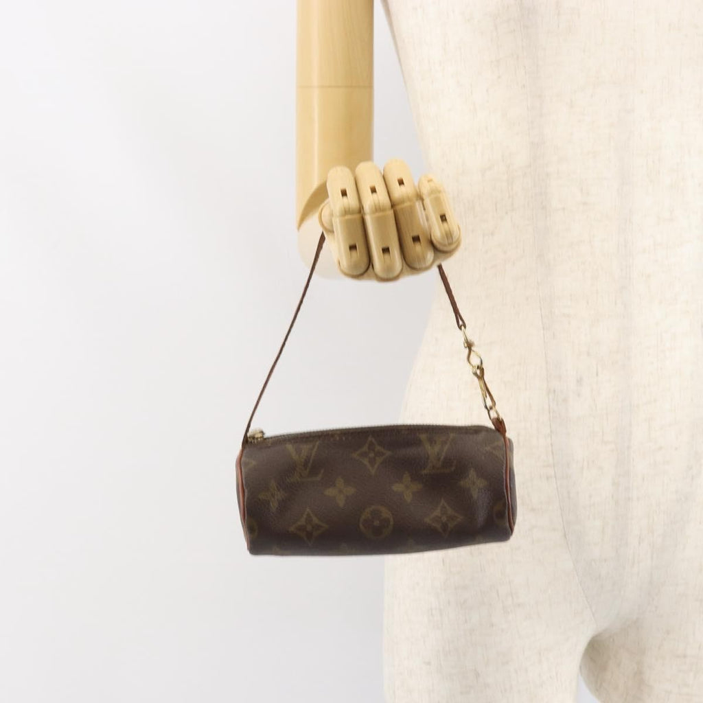 Louis Vuitton Papillon Pochette Monogram Canvas Brown Canvas Clutche & Pouche Bag