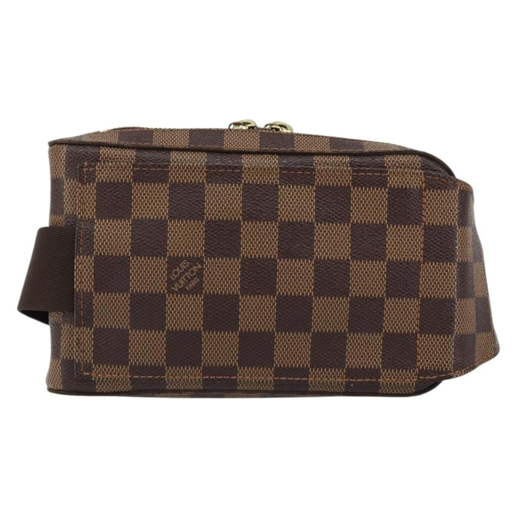 Louis Vuitton Geronimos Waist Bag Damier Brown Canvas Shoulder Bag