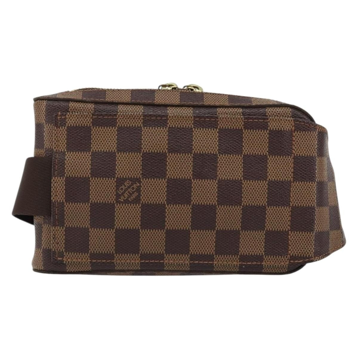 Louis Vuitton Geronimos Waist Bag Damier Brown Canvas Shoulder Bag
