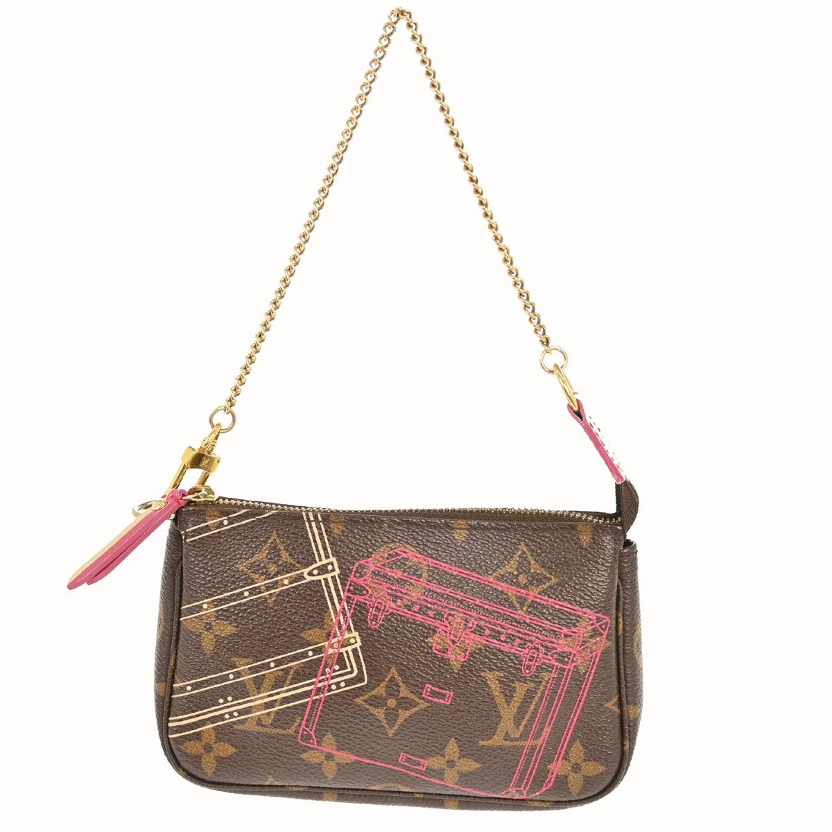 Louis Vuitton Pochette Accessoires Limited Edition Monogram Canvas Brown Canvas Clutche & Pouche Bag