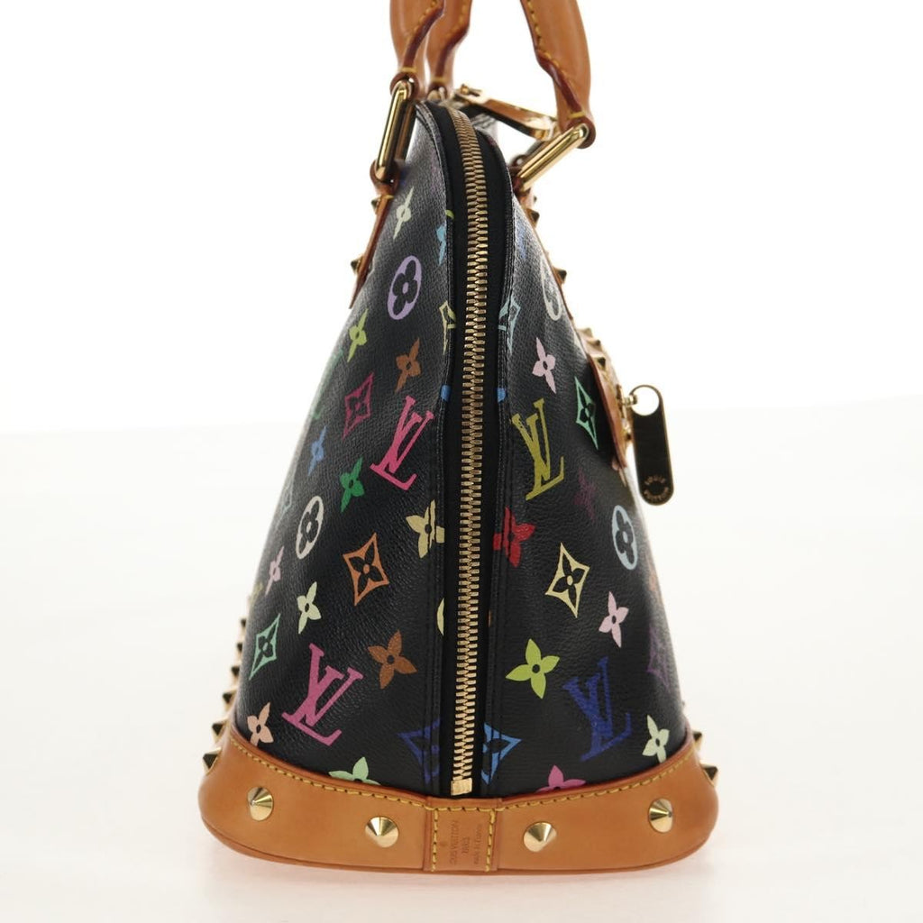 Louis Vuitton Alma Handbag Monogram Multicolor Multicolour Canvas Handbag