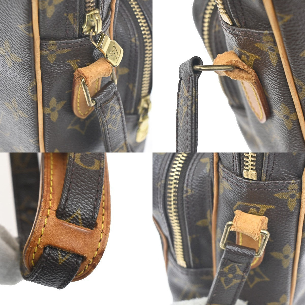 Louis Vuitton Amazone Bag Monogram Canvas Brown Canvas Shoulder Bag