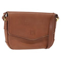 Burberry Vintage Shoulder Bag Leather Brown Leather Shoulder Bag