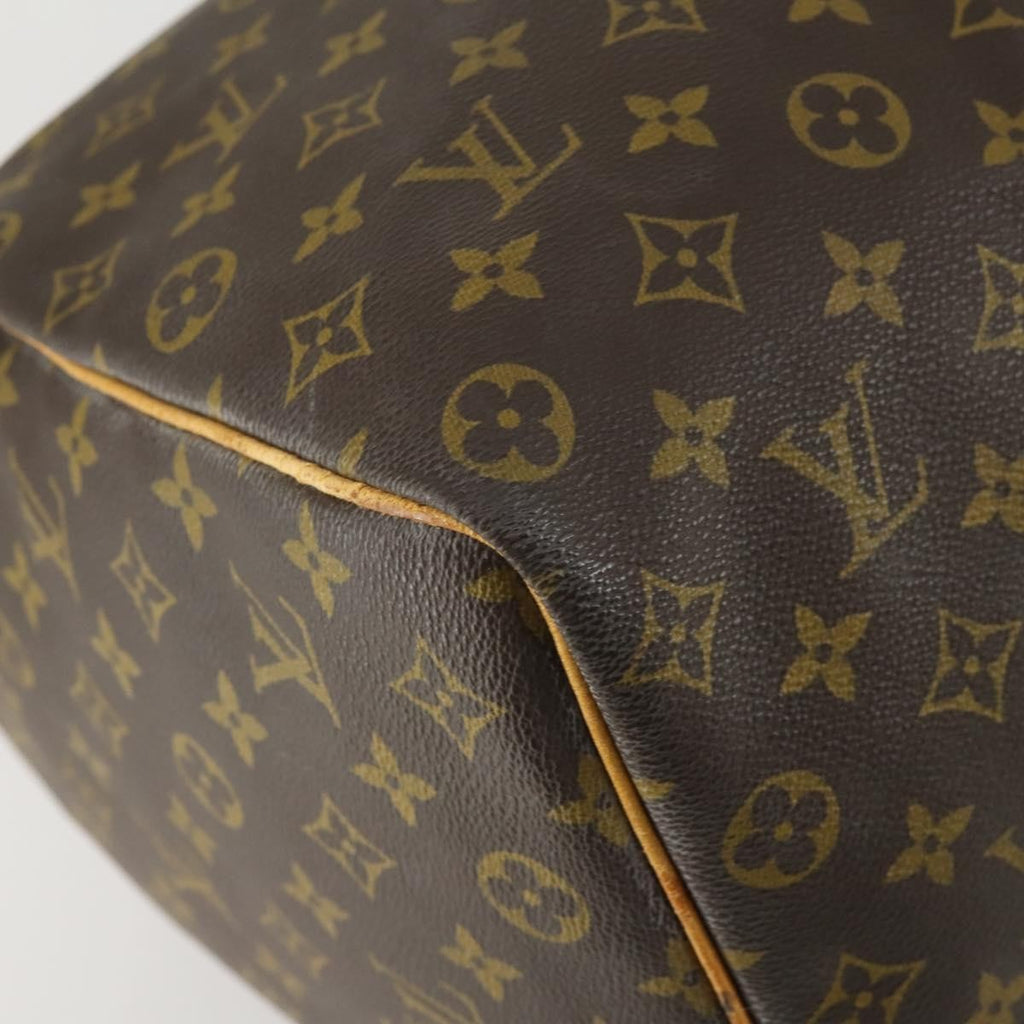 Louis Vuitton Keepall Bag Monogram Canvas Brown Canvas Travel Bag