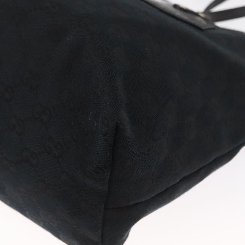 Gucci Jolie Web Tote Gg Canvas Black Canvas Tote Bag Bag (Pre-Owned)