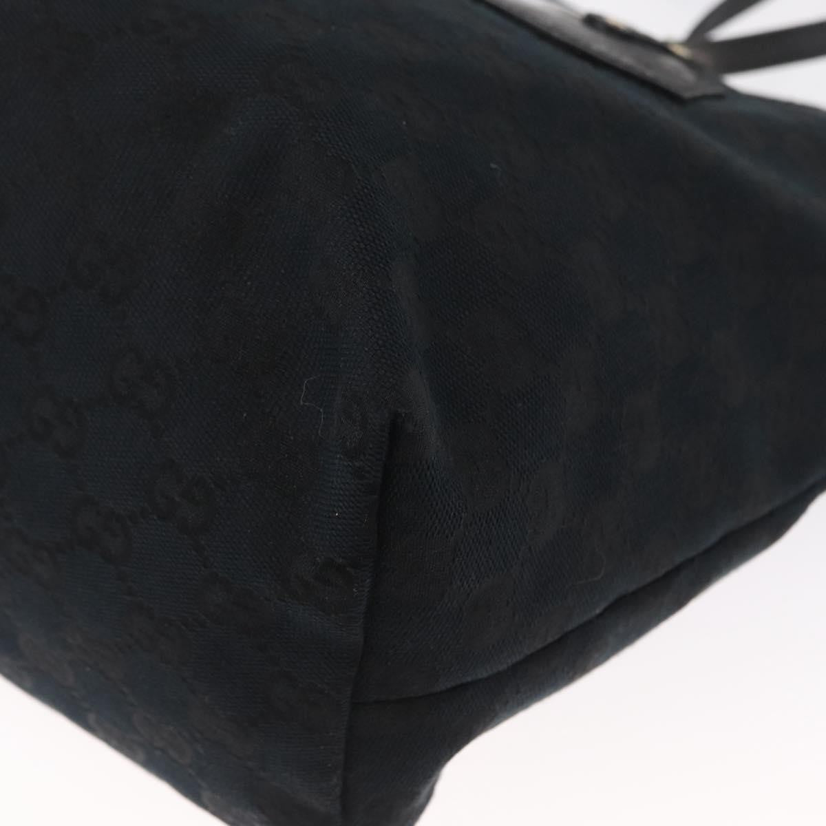 Gucci Jolie Web Tote Gg Canvas Black Canvas Tote Bag Bag (Pre-Owned)