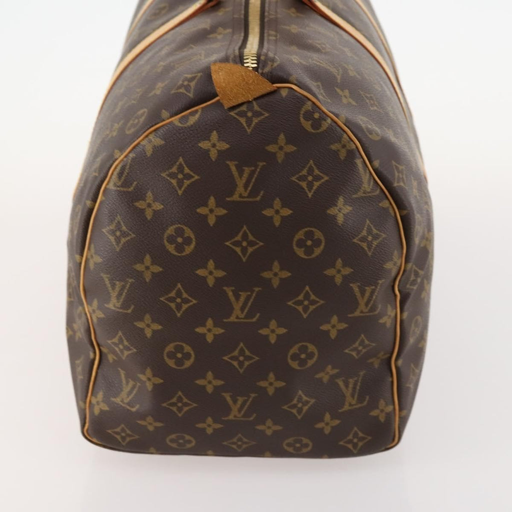Louis Vuitton Keepall Bag Monogram Canvas Brown Canvas Travel Bag