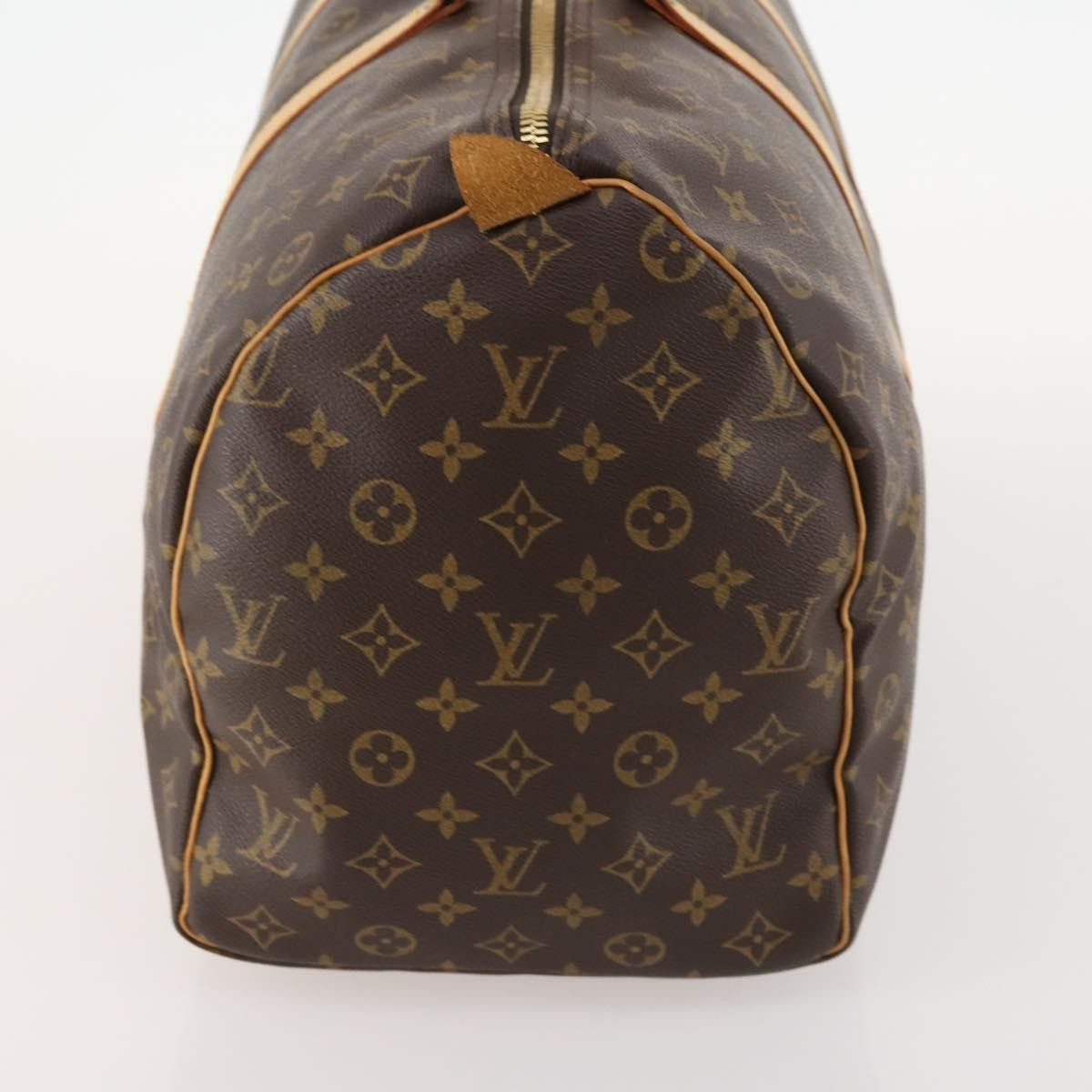 Louis Vuitton Keepall Bag Monogram Canvas Brown Canvas Travel Bag