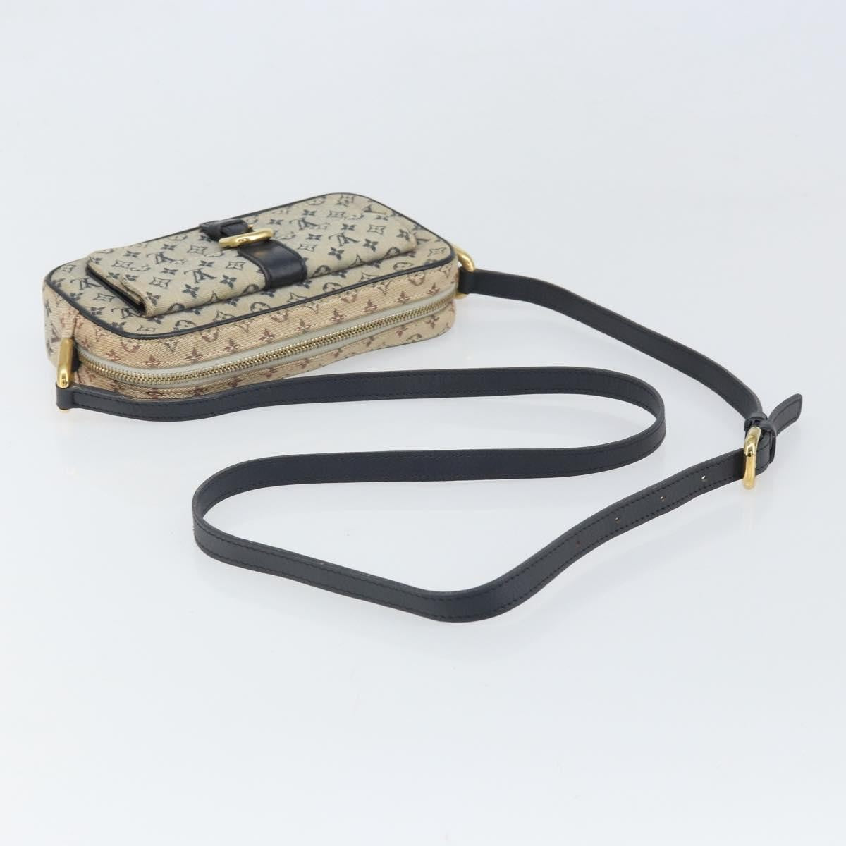 Louis Vuitton Juliette Crossbody Bag Mini Lin Blue Canvas Shoulder Bag