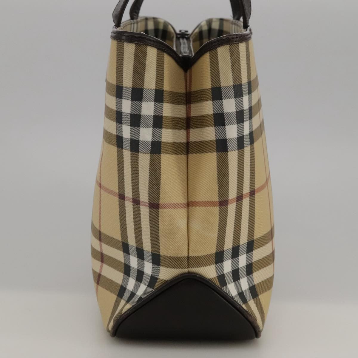 Burberry Nova Check Handbag Nova Check Canvas And Leather Beige Canvas Handbag