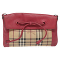 Burberry Nova Check Shoulder Bag Canvas And Leather Beige Pvc Shoulder Bag
