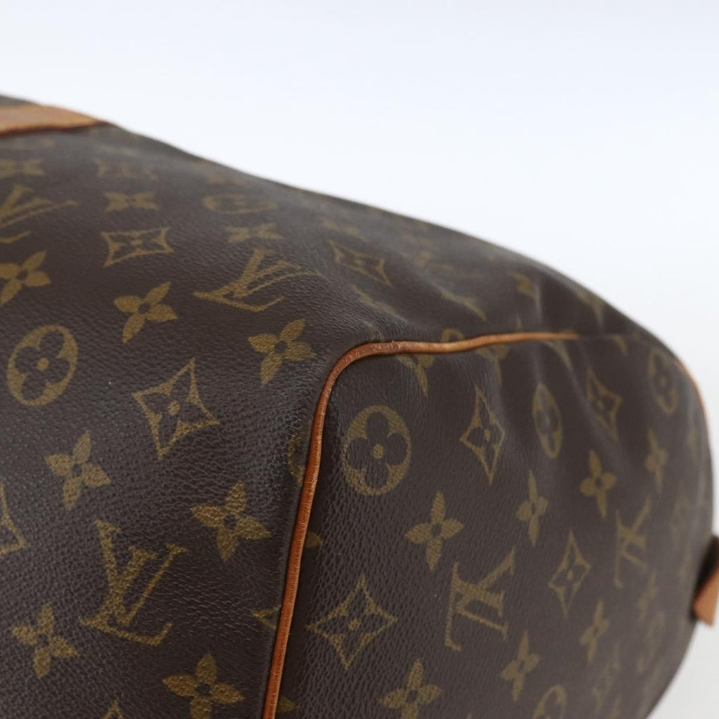 Louis Vuitton Keepall Bag Monogram Canvas Brown Canvas Travel Bag