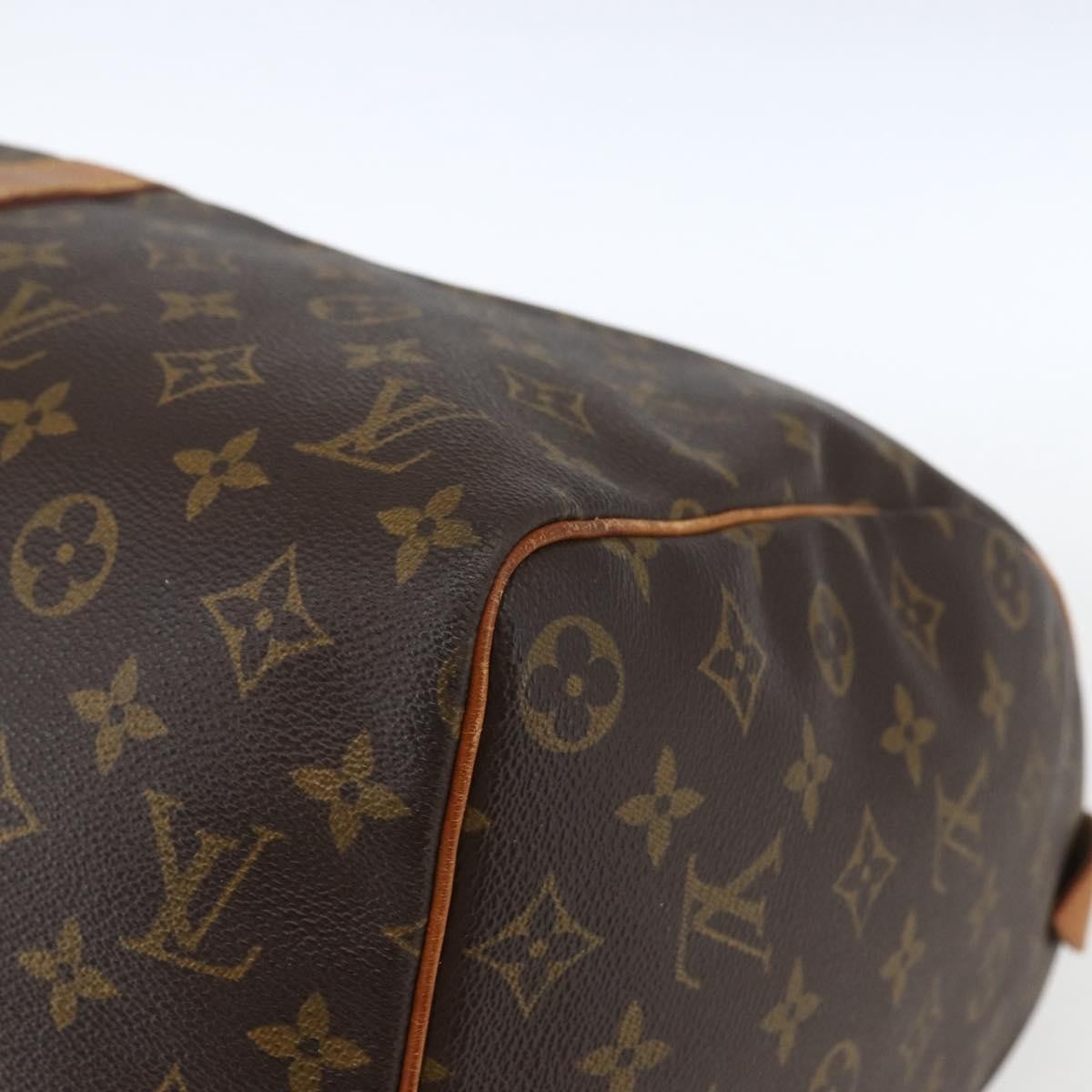 Louis Vuitton Keepall Bag Monogram Canvas Brown Canvas Travel Bag