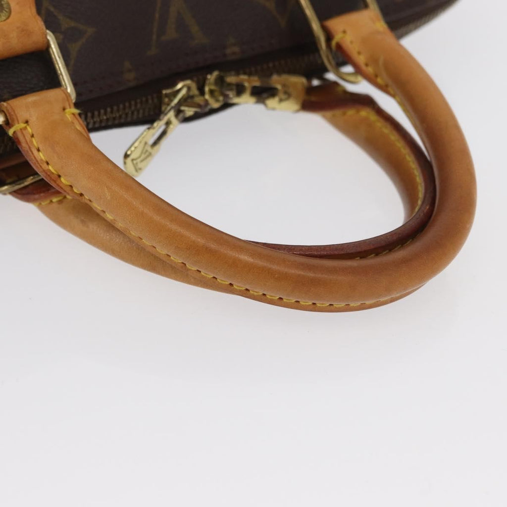 Louis Vuitton Alma Handbag Monogram Canvas Brown Canvas Handbag