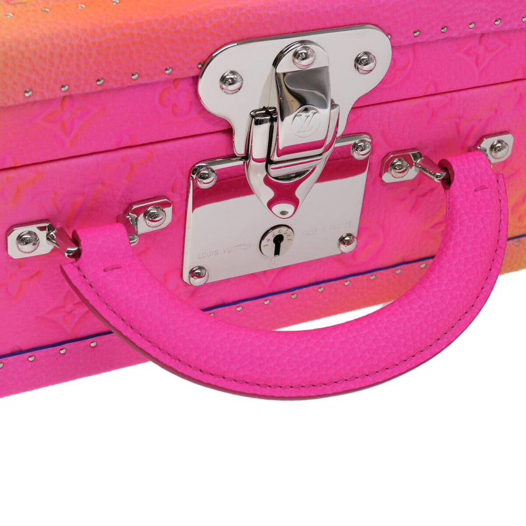 Louis Vuitton Cotteville Trunk Limited Edition Illusion Monogram Taurillon Leather Multicolour Pvc Bag