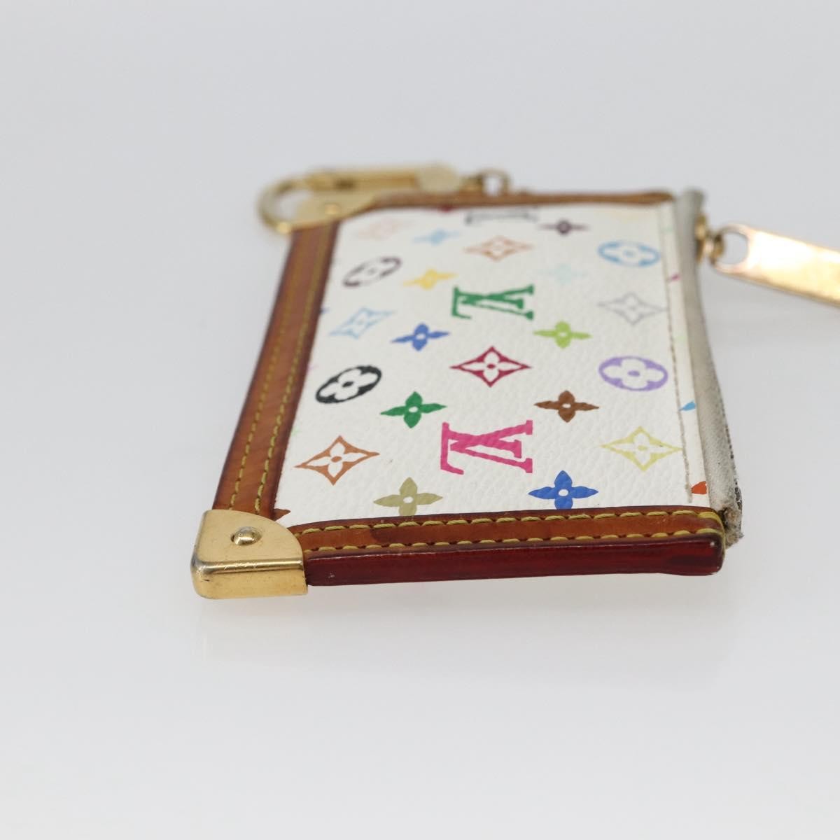 Louis Vuitton Pochette Clés Monogram Canvas Multicolour Canvas Wallets Accessory