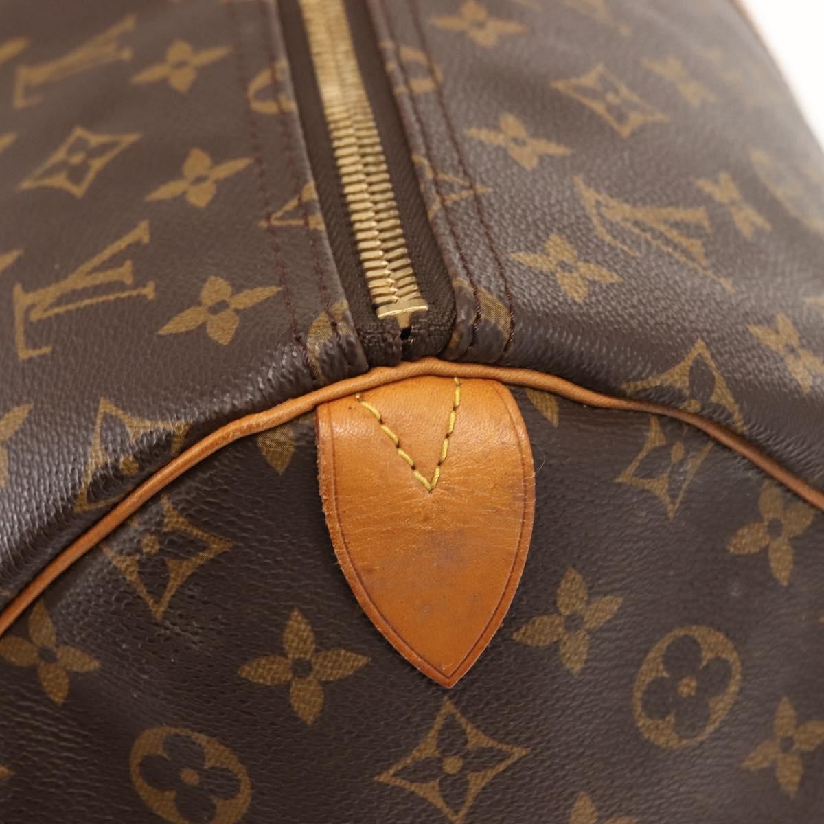 Louis Vuitton Keepall Bag Monogram Canvas Brown Canvas Travel Bag