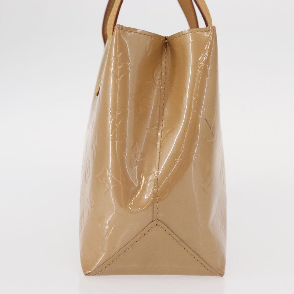 Louis Vuitton Reade Handbag Monogram Vernis Beige Patent_Leather Handbag