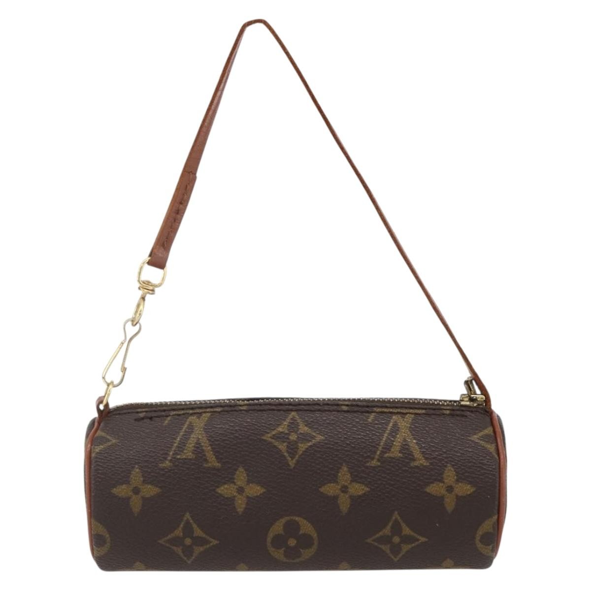 Louis Vuitton Papillon Pochette Monogram Canvas Brown Canvas Clutche & Pouche Bag