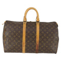 Louis Vuitton Keepall Bag Monogram Canvas Brown Canvas Travel Bag