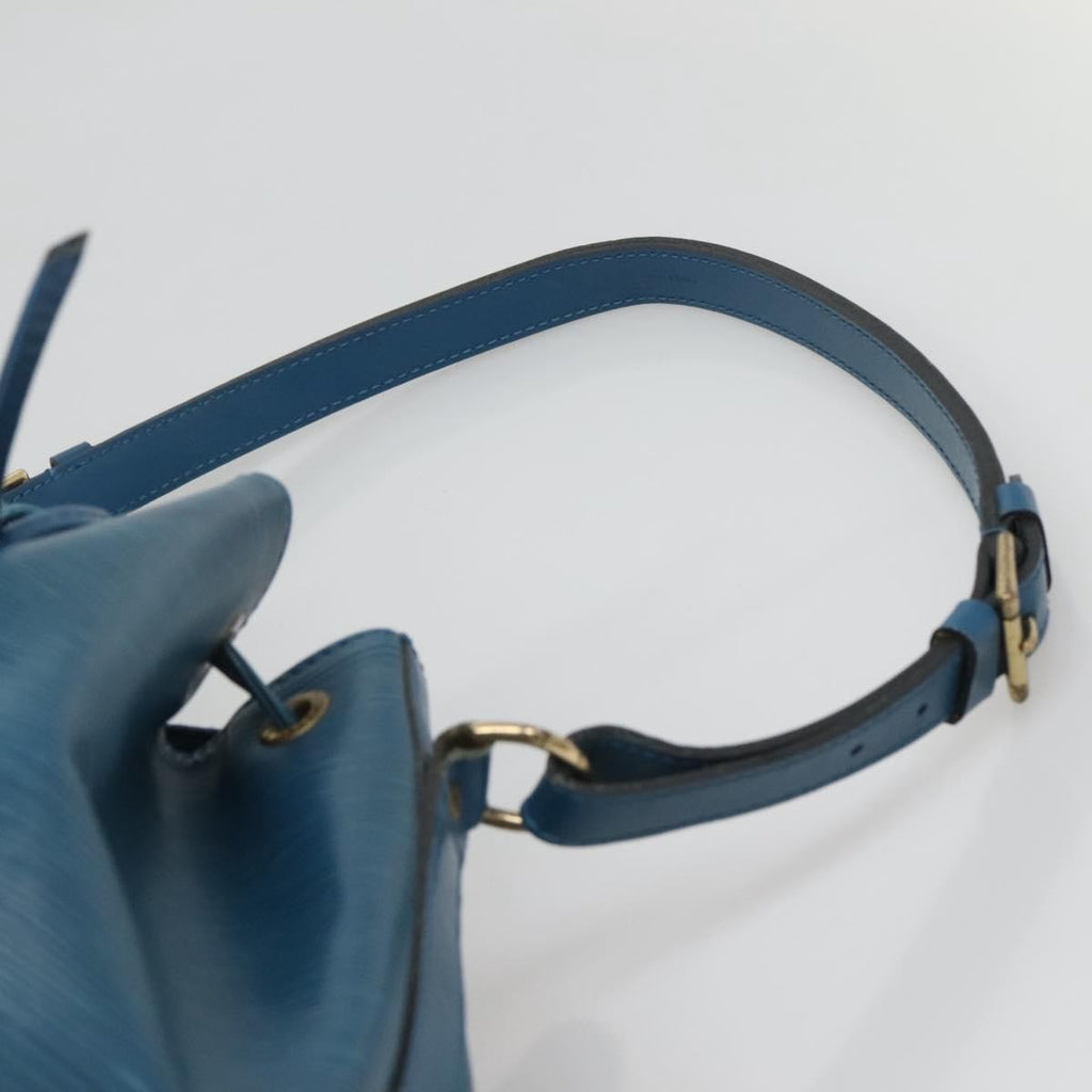 Louis Vuitton Noe Handbag Epi Leather Blue Leather Bag