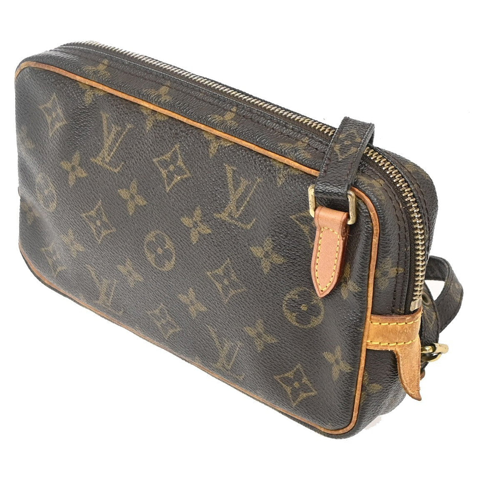 Louis Vuitton Pochette Marly Bandouliere Bag Monogram Canvas Brown Canvas Shoulder Bag