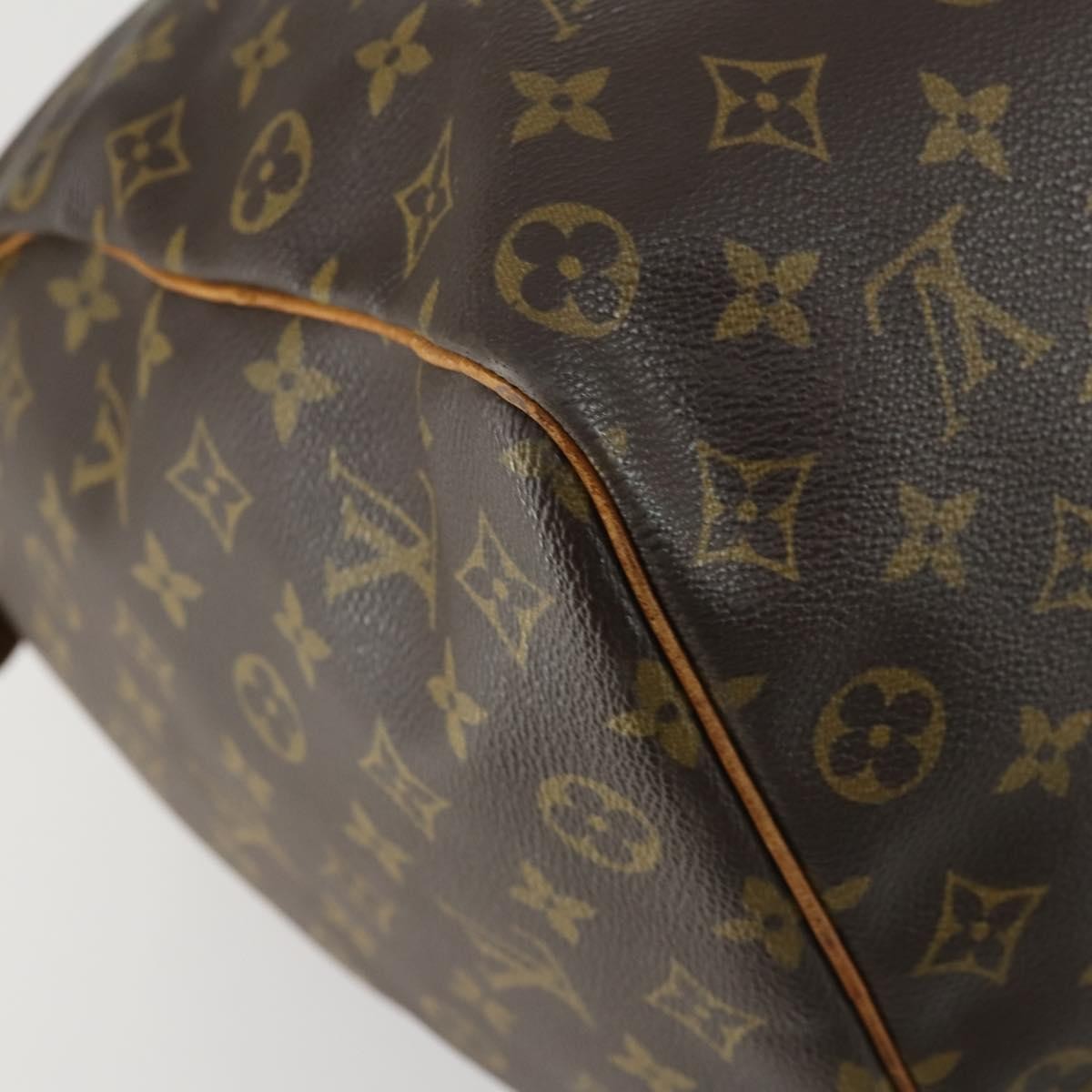 Louis Vuitton Keepall Bag Monogram Canvas Brown Canvas Travel Bag