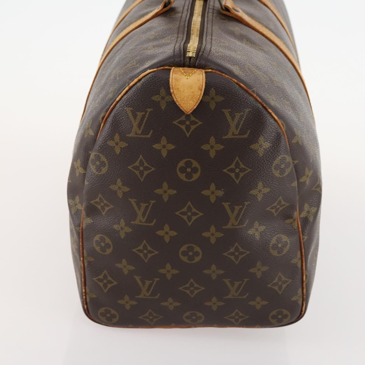 Louis Vuitton Keepall Bag Monogram Canvas Brown Canvas Travel Bag