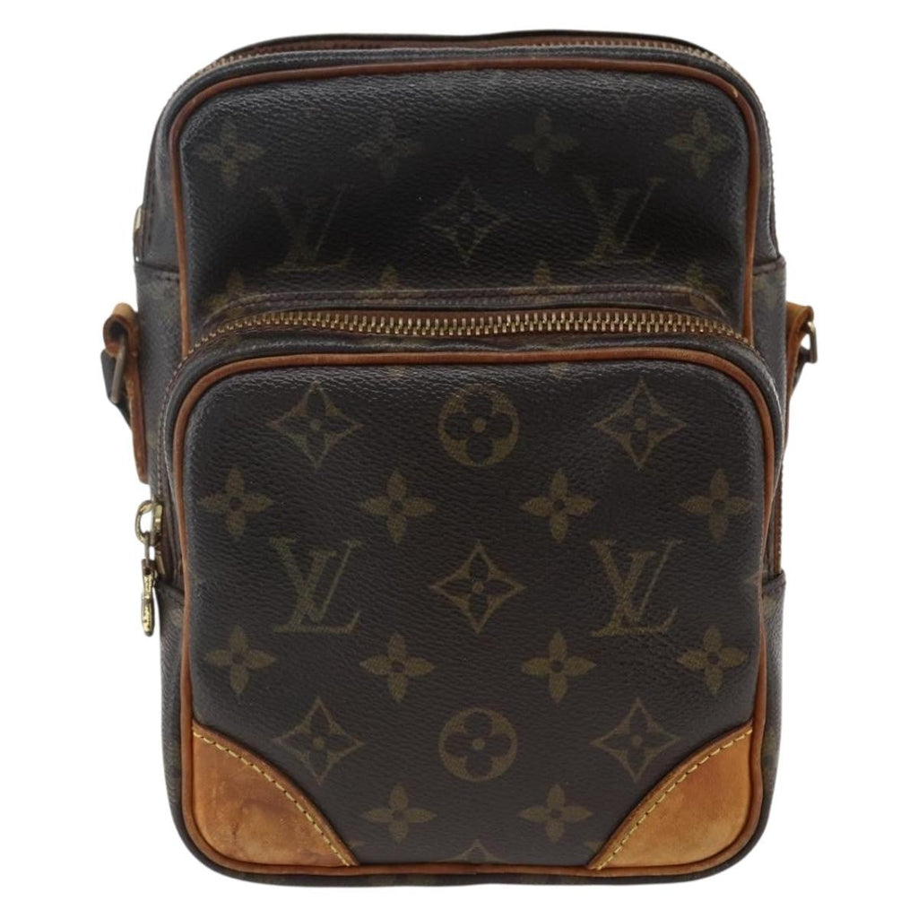 Louis Vuitton Amazone Bag Monogram Canvas Brown Canvas Shoulder Bag