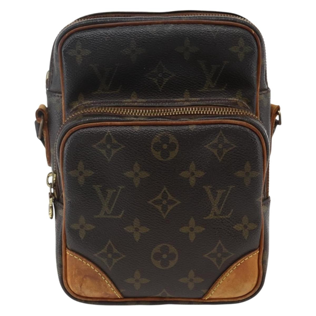 Louis Vuitton Amazone Bag Monogram Canvas Brown Canvas Shoulder Bag