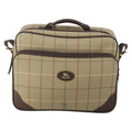Burberry Nova Check Boston Bag Canvas Beige Canvas Travel Bag