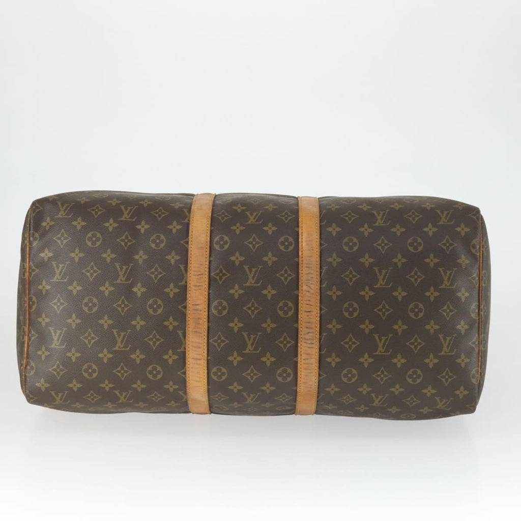 Louis Vuitton Keepall Bag Monogram Canvas Brown Canvas Travel Bag