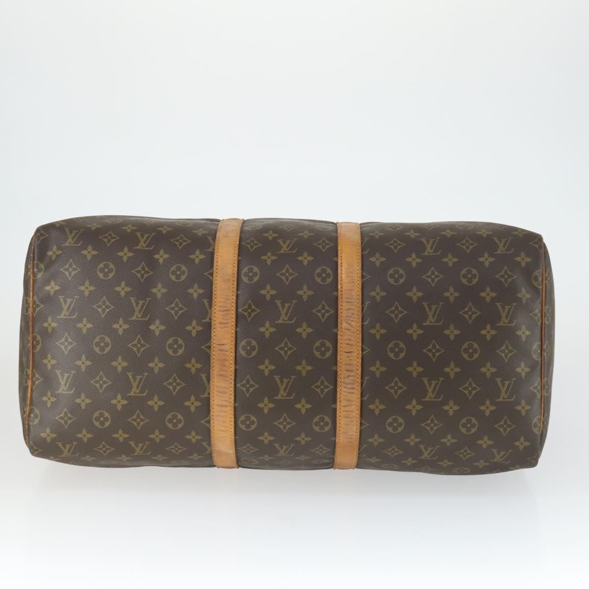Louis Vuitton Keepall Bag Monogram Canvas Brown Canvas Travel Bag