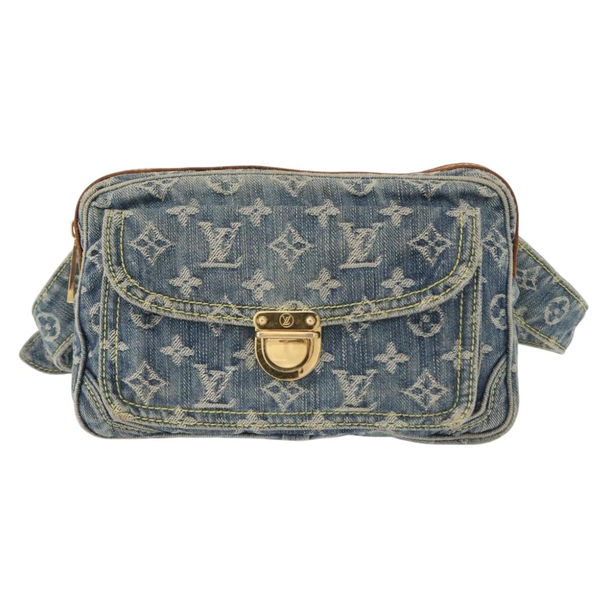 Louis Vuitton Bum Bag Denim Blue Denim_Jeans Shoulder Bag