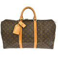 Louis Vuitton Keepall Bag Monogram Canvas Brown Canvas Travel Bag