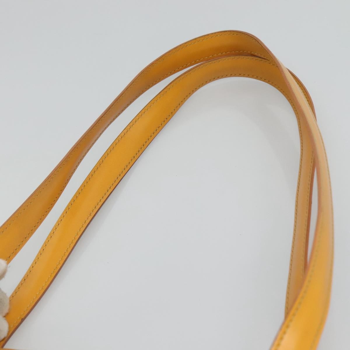 Louis Vuitton Saint Jacques Handbag Epi Leather Yellow Leather Shoulder Bag