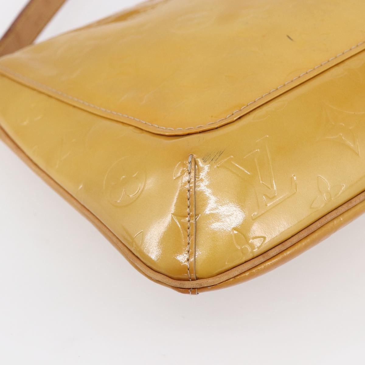 Louis Vuitton Thompson Street Handbag Monogram Vernis Beige Patent_Leather Shoulder Bag