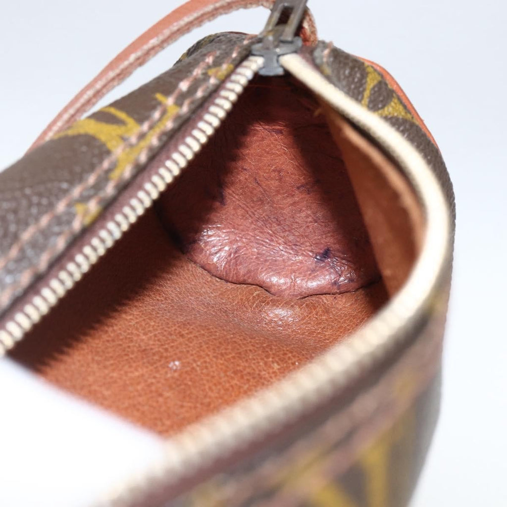 Louis Vuitton Papillon Pochette Monogram Canvas Brown Canvas Clutche & Pouche Bag