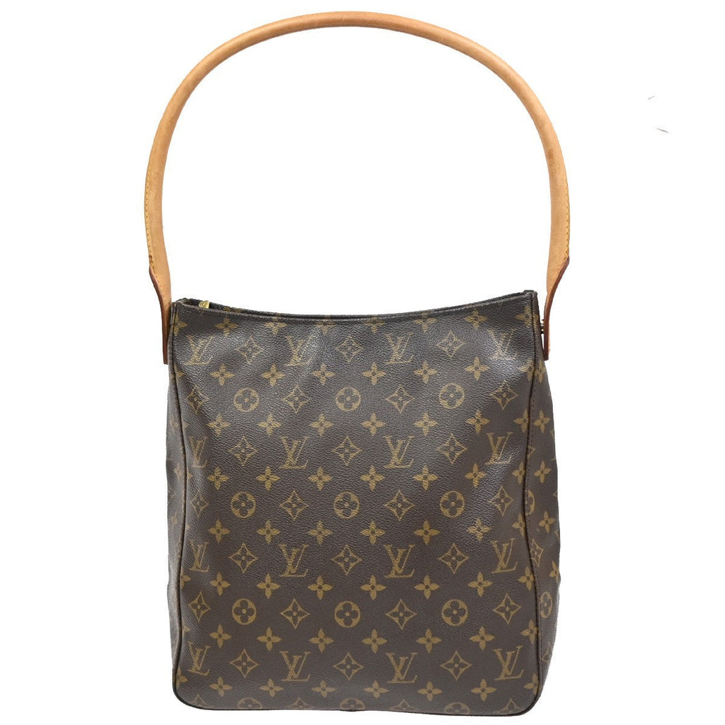 Louis Vuitton Monogram Looping Handbag Monogram Canvas Brown Canvas Shoulder Bag