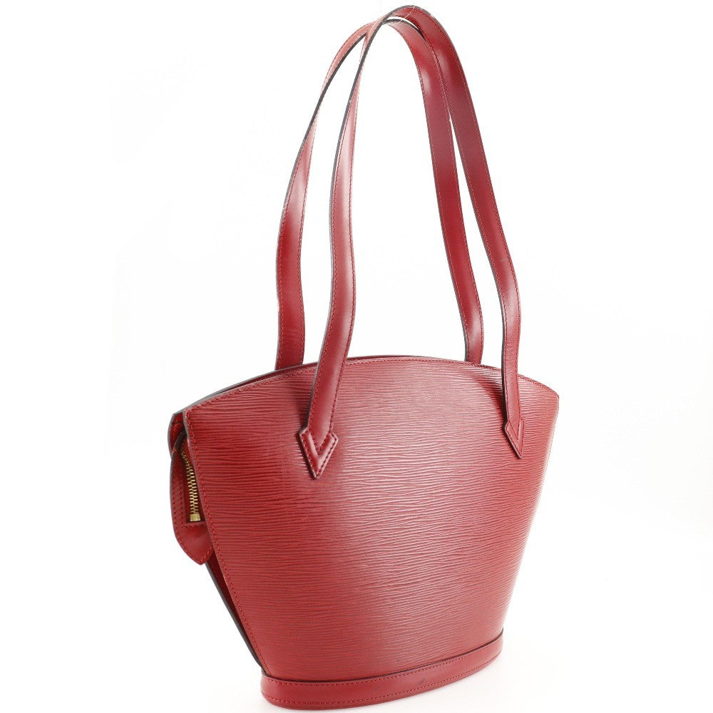 Louis Vuitton Saint Jacques Handbag Epi Leather Red Leather Shoulder Bag