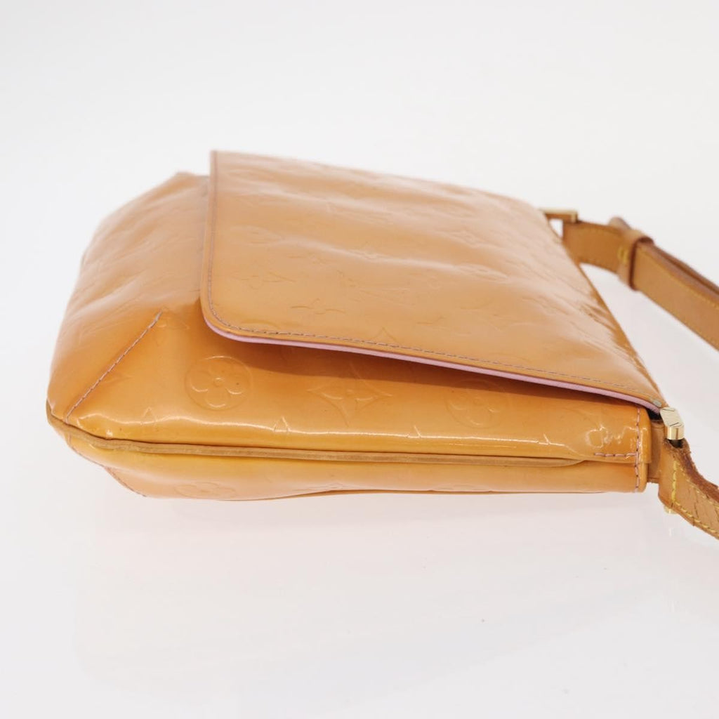 Louis Vuitton Thompson Street Handbag Monogram Vernis Yellow Patent_Leather Shoulder Bag
