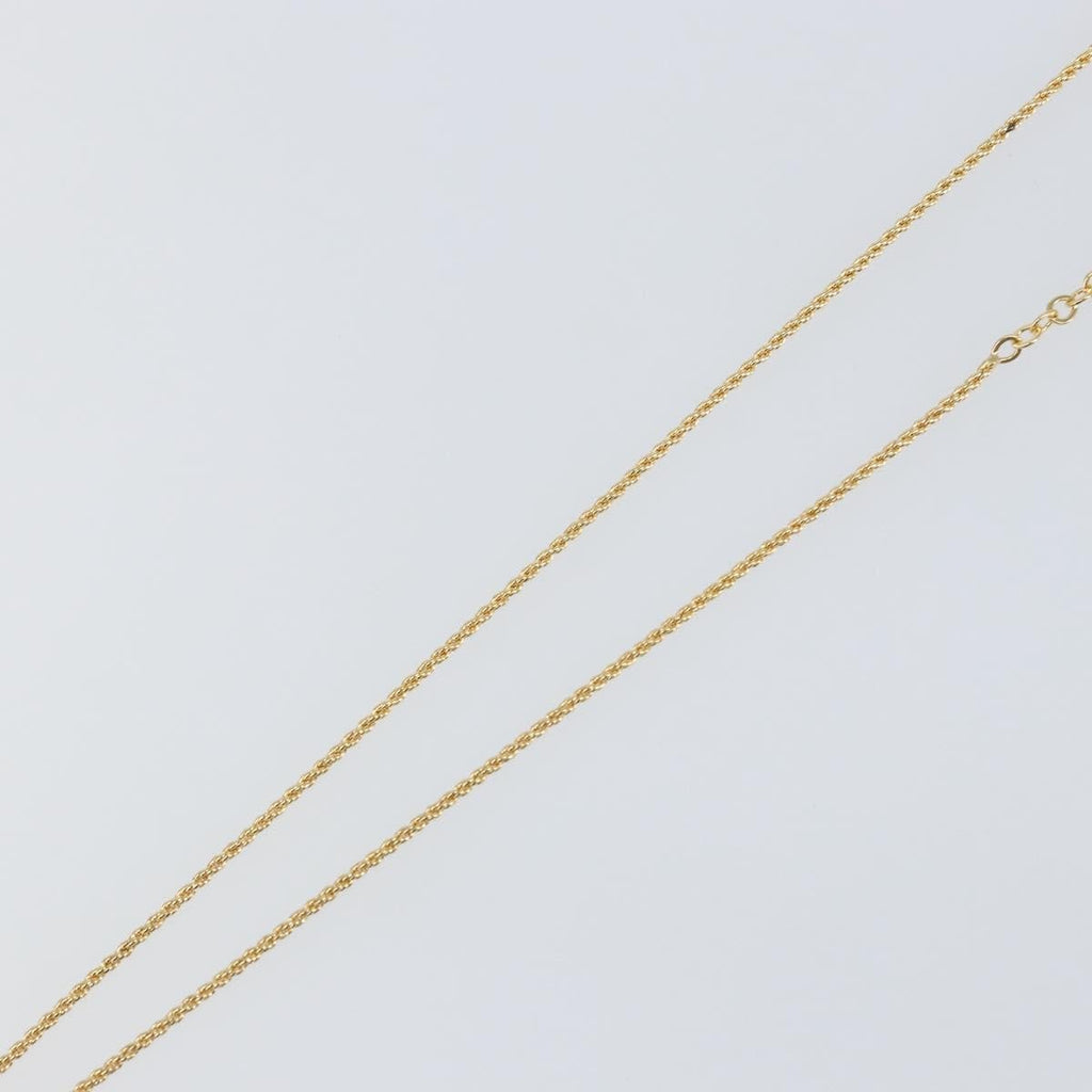 Christian Dior Cd Pendant Necklace Metal Gold Metal Jewelry (Pre-Owned)