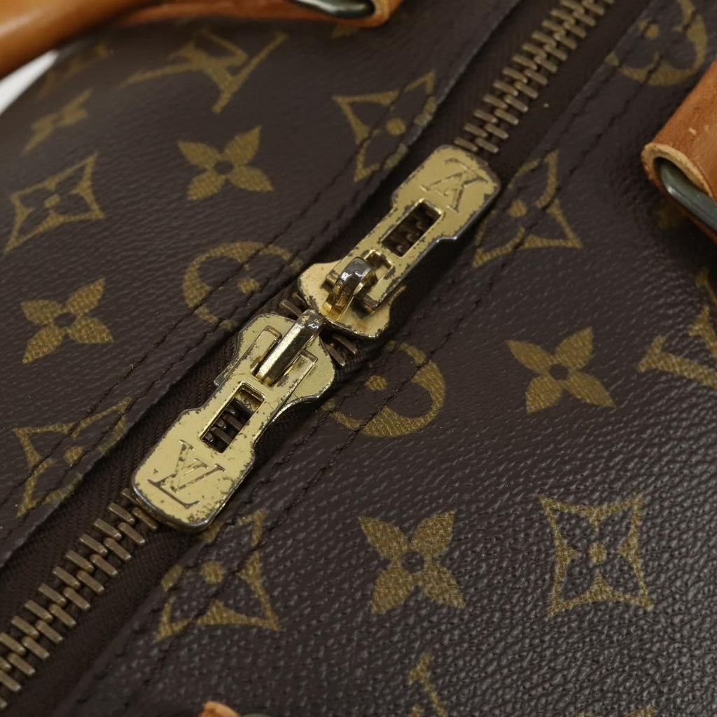 Louis Vuitton Keepall Bag Monogram Canvas Brown Canvas Travel Bag