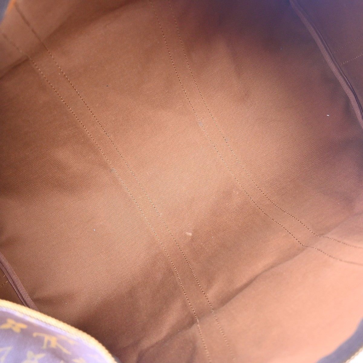 Louis Vuitton Keepall Bandouliere Bag Monogram Canvas Brown Canvas Travel Bag