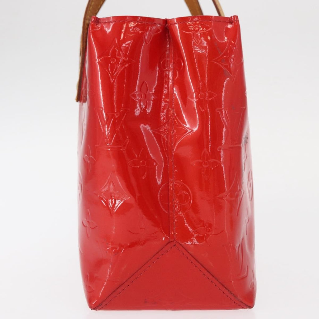 Louis Vuitton Reade Handbag Monogram Vernis Red Patent_Leather Handbag