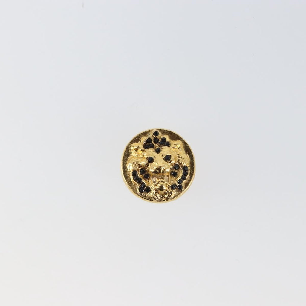 Chanel Vintage Cc Round Clip-On Earrings Metal Gold Metal Earrings Jewelry