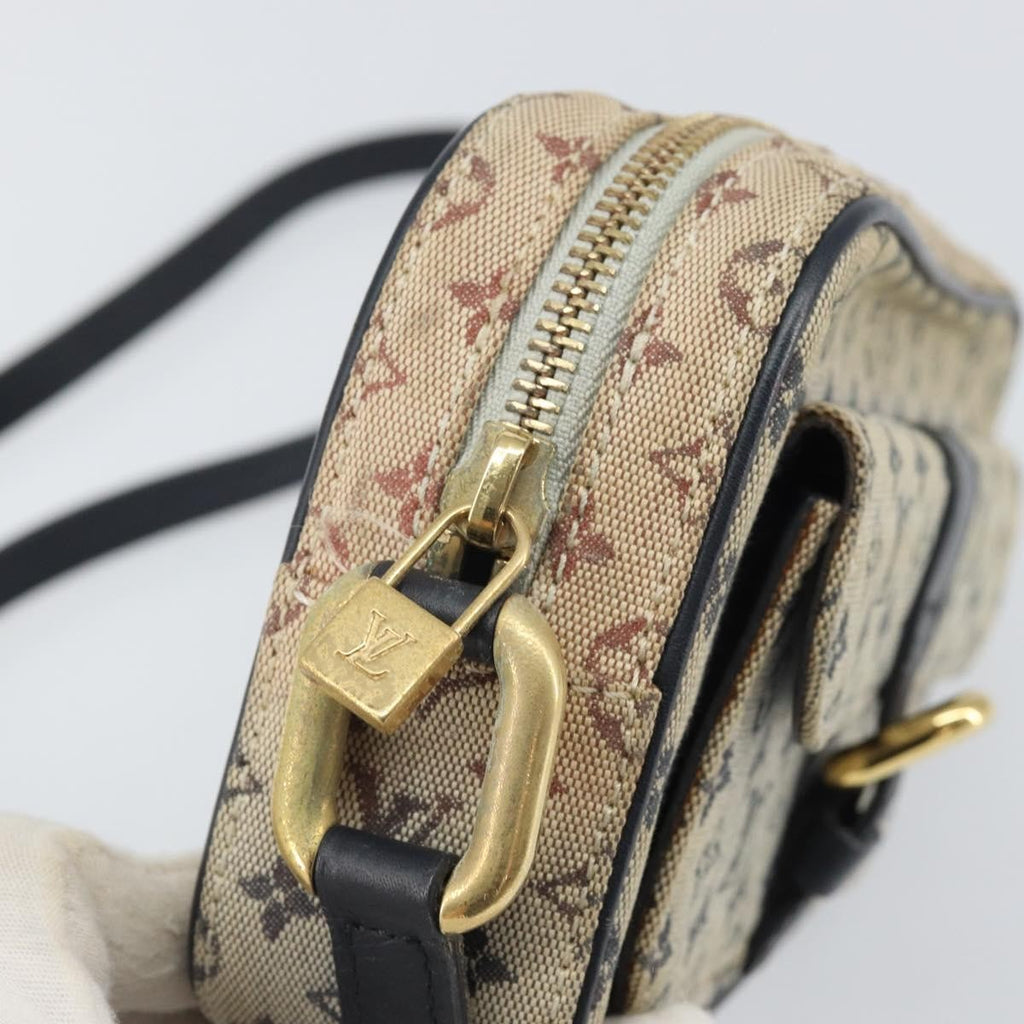 Louis Vuitton Juliette Crossbody Bag Mini Lin Blue Canvas Shoulder Bag