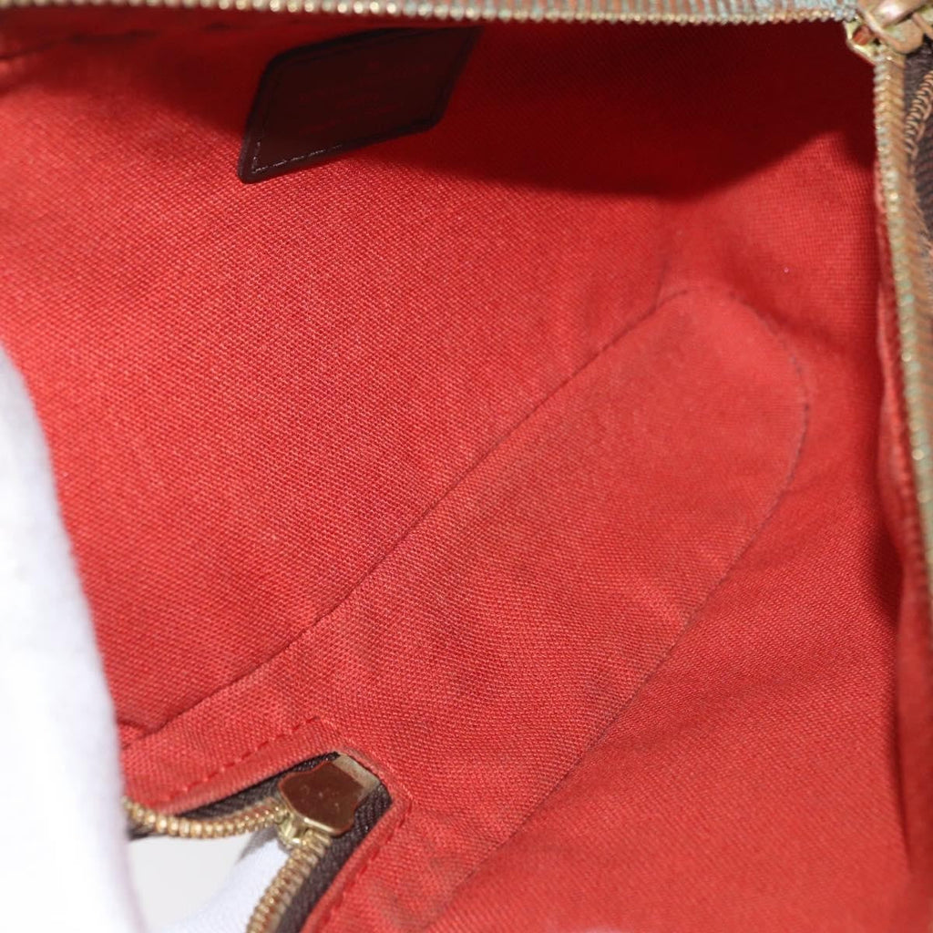 Louis Vuitton Geronimos Waist Bag Damier Brown Canvas Clutche & Pouche Bag