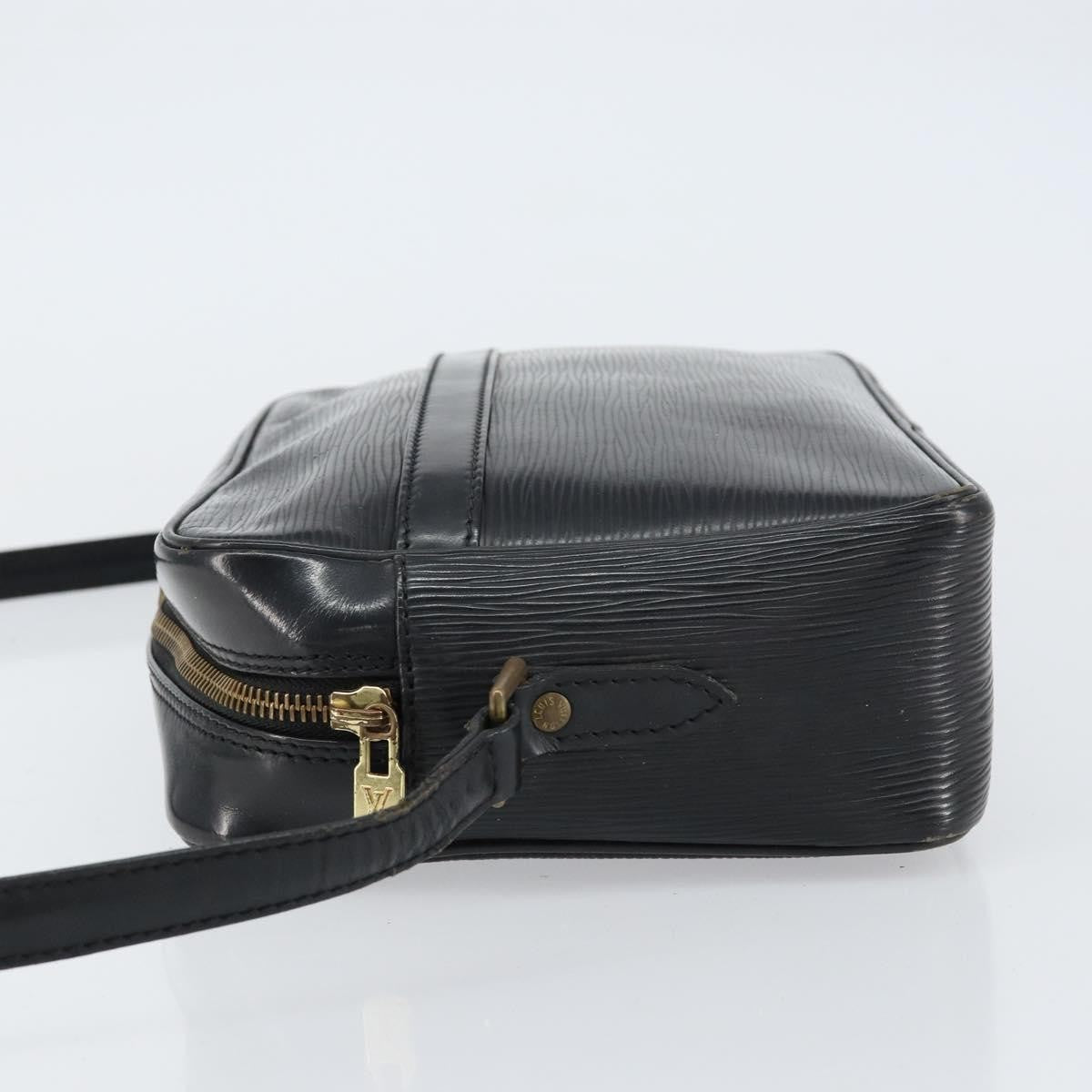 Louis Vuitton Trocadero Handbag Epi Leather Black Leather Shoulder Bag