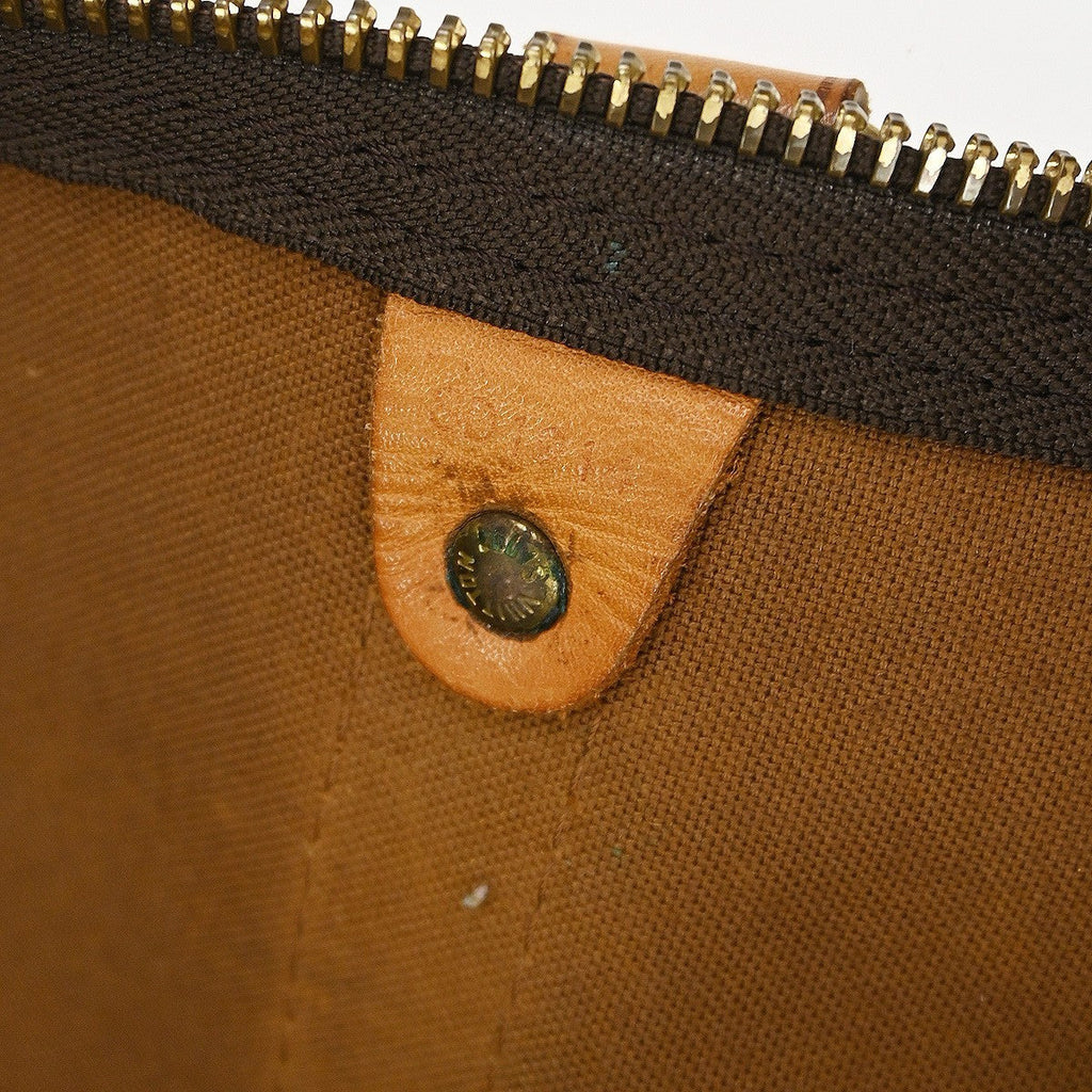 Louis Vuitton Keepall Bag Monogram Canvas Brown Canvas Travel Bag